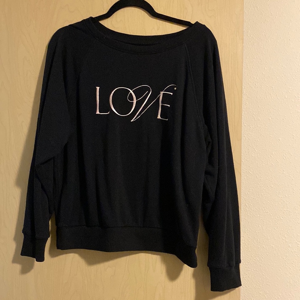 Black Long Sleeve Pink Shirt